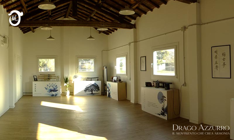 Sede Drago Azzurro | Corsi di ginnastica del benessere, ginnastica dolce, posturale, pilates, ginnastica per parkinson | Arti marziali cinesi, Taiji Quan, QiGong, DaoYin e difesa personale | Camin, Camponogara, Campolongo Maggiore, Dolo, Fossò, Fiesso d'Artico, Legnaro, Noventa Padovana, Padova, Ponte di Brenta, Ponte San Niccolò, Sandon, Venezia, Vigonovo, Villatora, Saonara, Stra.